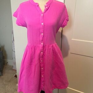 Gap Pink Mini Dress/ Size small/pockets
